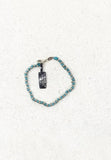 SEA WEAVES SILVER BRACELET AND TEAL KNOTS SP87