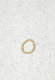 Sea wedges ring miami gold stones SP105