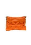 NAMASTE QUILTED LEATHER CLUTCH