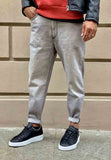 Choice men's light gray wash jeans