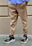 Ko samui pantalone chino uomo con elastico in vita