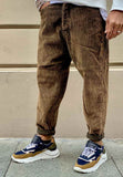 BL11 PANTALONE UOMO VELLUTO ROCCIATORE