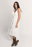 Molly bracken abito donna in sangallo bianco