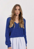 Molly bracken maglione  donna in cotone modello crop costa inglese