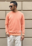 Bl11 felpa uomo in cotone garzato col pesca