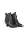 EMANUELLE VEE STIVALETTO TEXANO DONNA NERO BEATLE VITELLO - Shopaland