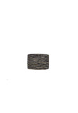 PIETRO FERRANTE ANELLO ARGENTO 925 INCISIONE LINEARE RETTANGOLO - Shopaland