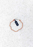 Spicchi di mare palline piccole nodo arancio bracciale argento 925 palline SP113 - Shopaland